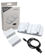 Зарядная станция DOBE Dual Charging Dock + 2 аккумулятора (белые) (TYX-532S) (Xbox One)